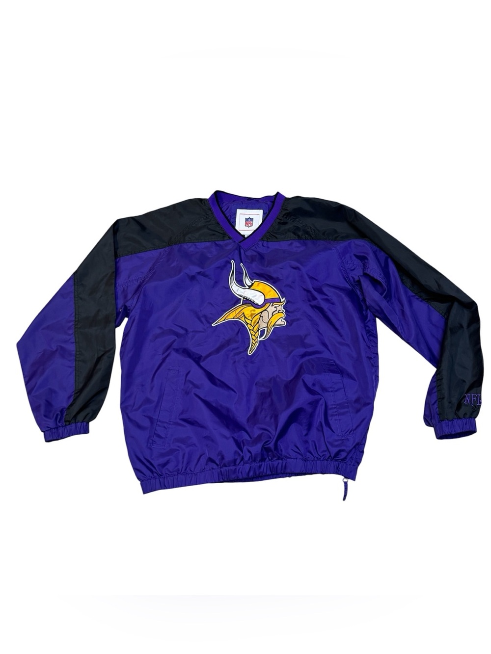 NFL GIII Apparel Minnesota Vikings Purple Pullover Windbreaker Jacket Size M